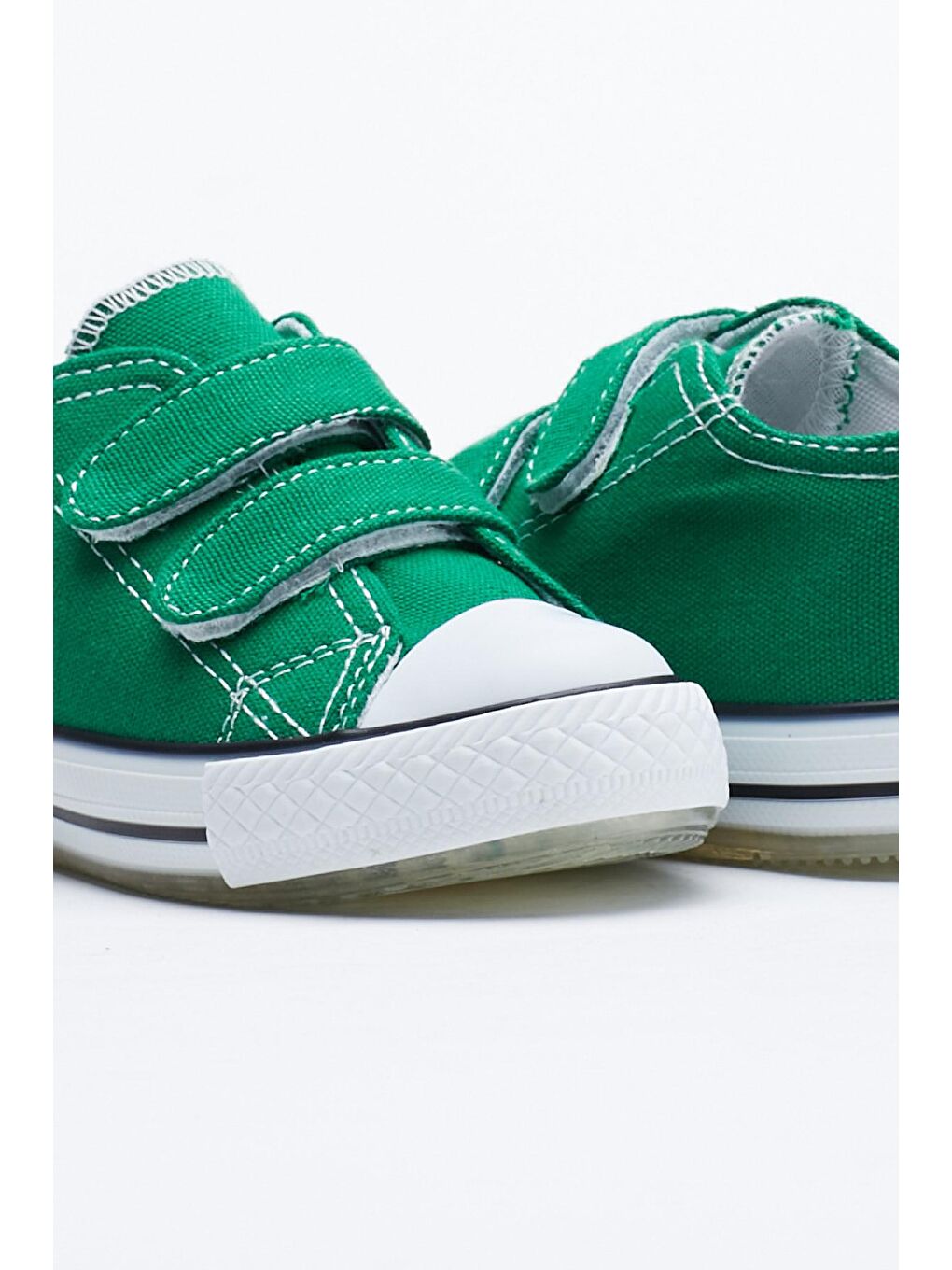 Çocuk Unisex Yeşil Spor Ayakkabı Işıklı Cırtlı Tb997-1