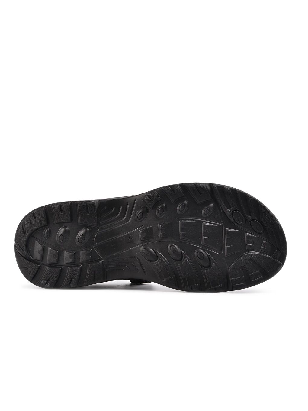 Erkek Siyah Cırtlı Sandalet K-2-3