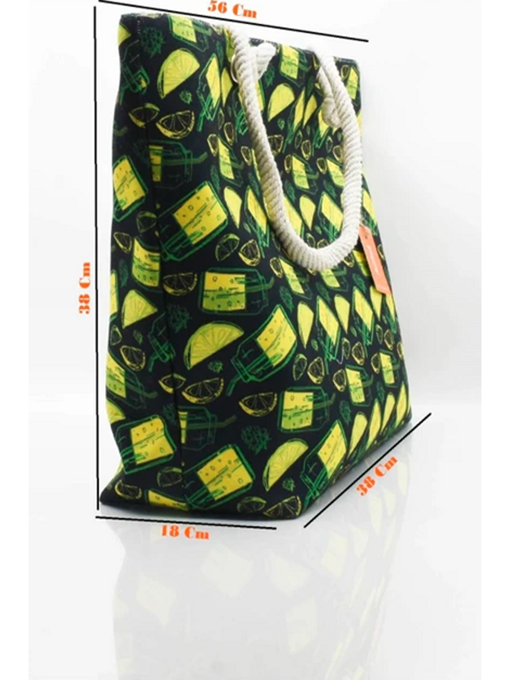 Karışık Syt Plaj Çantası Y2670-24 Çok Renkli-2