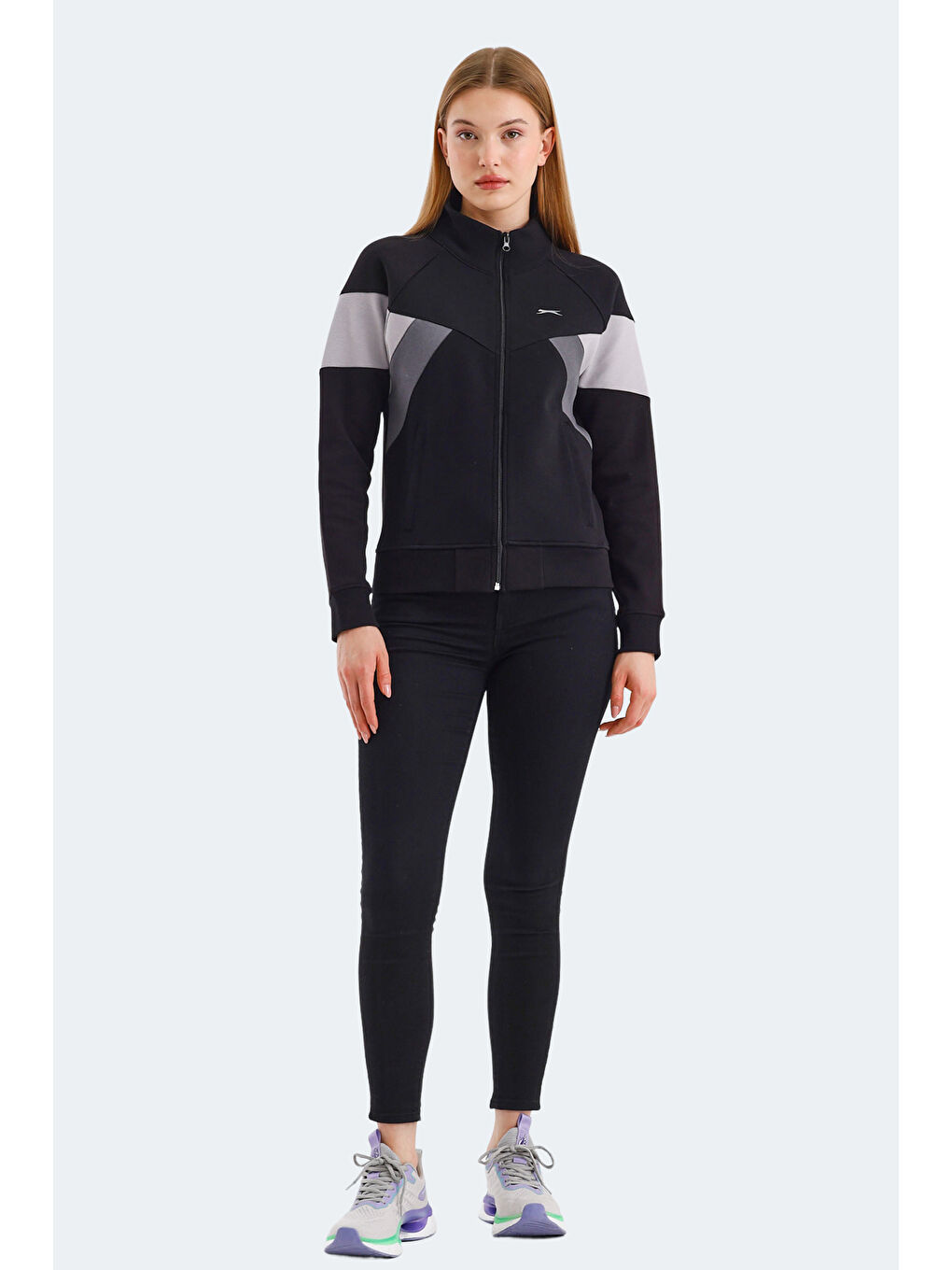 VICTORY Kadın Siyah Sweatshirt