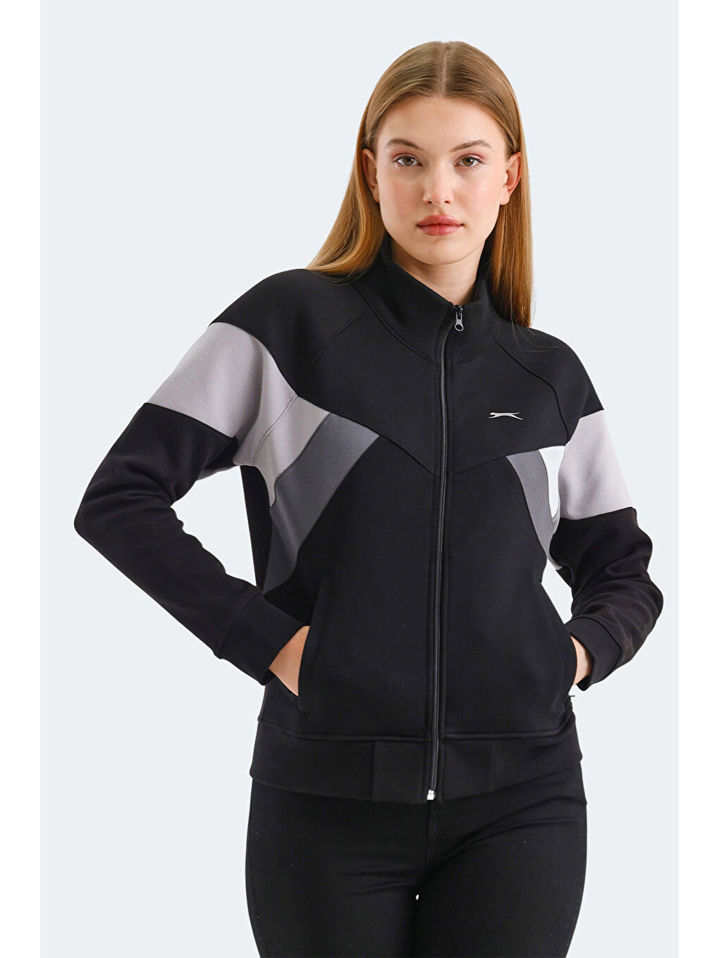 VICTORY Kadın Siyah Sweatshirt-1