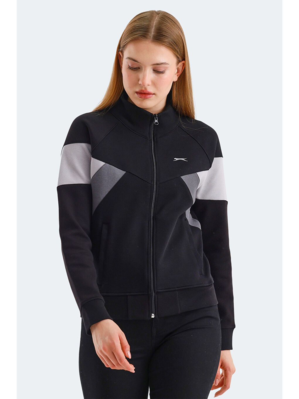 VICTORY Kadın Siyah Sweatshirt-4