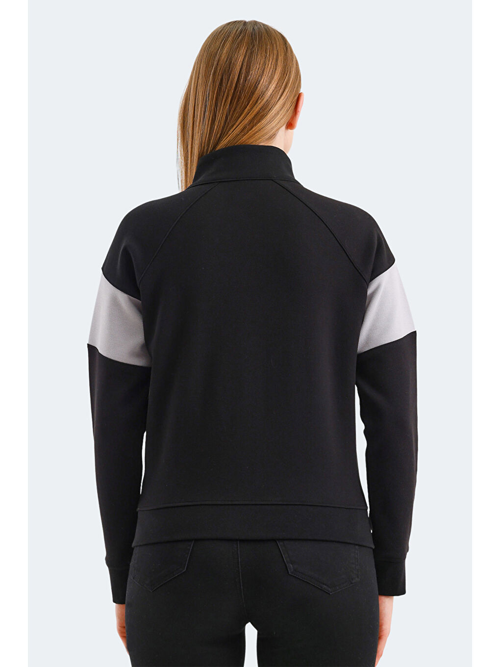 VICTORY Kadın Siyah Sweatshirt-5