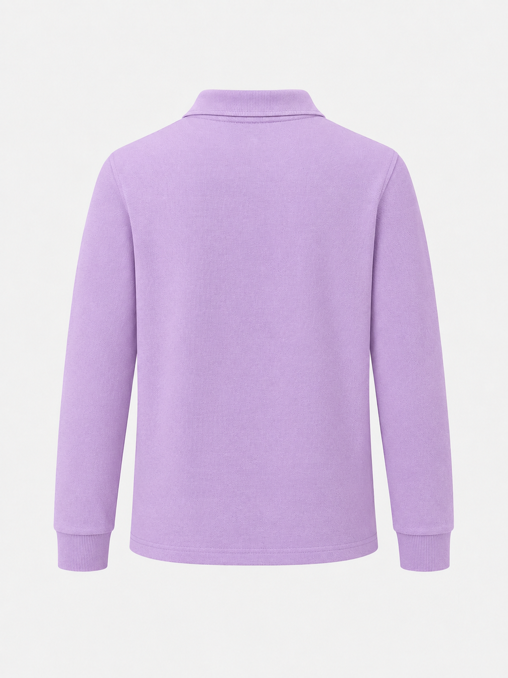 Lila Kids Polo Yaka Basic Uzun Kollu Unisex Erkek Çocuk Tişört-2