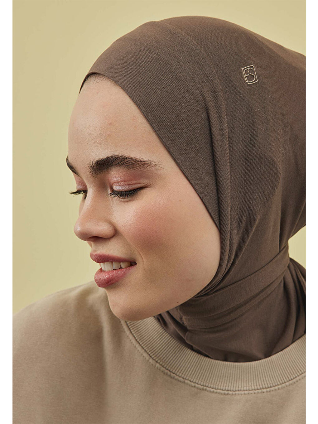 Kahverengi Tozlu Kahve Athletıc Hıjab-3