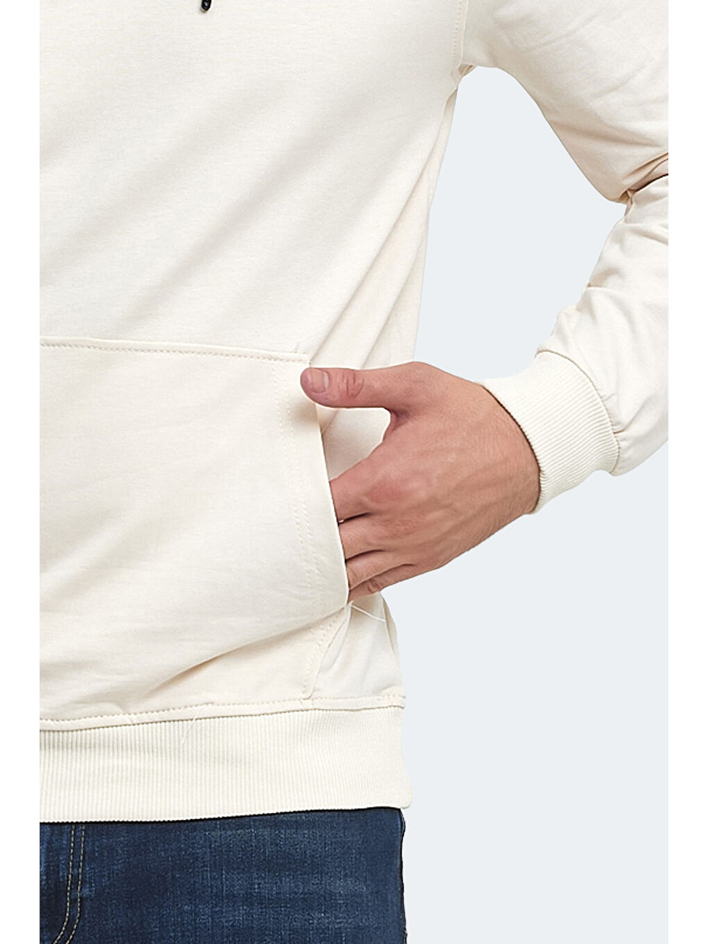 OSLO IN  Erkek Hoodie Bej-5