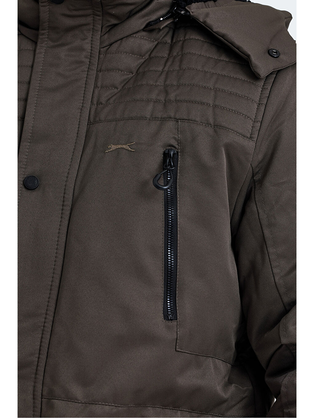 Bej GAL Erkek Mont  Kaban Vizon-5