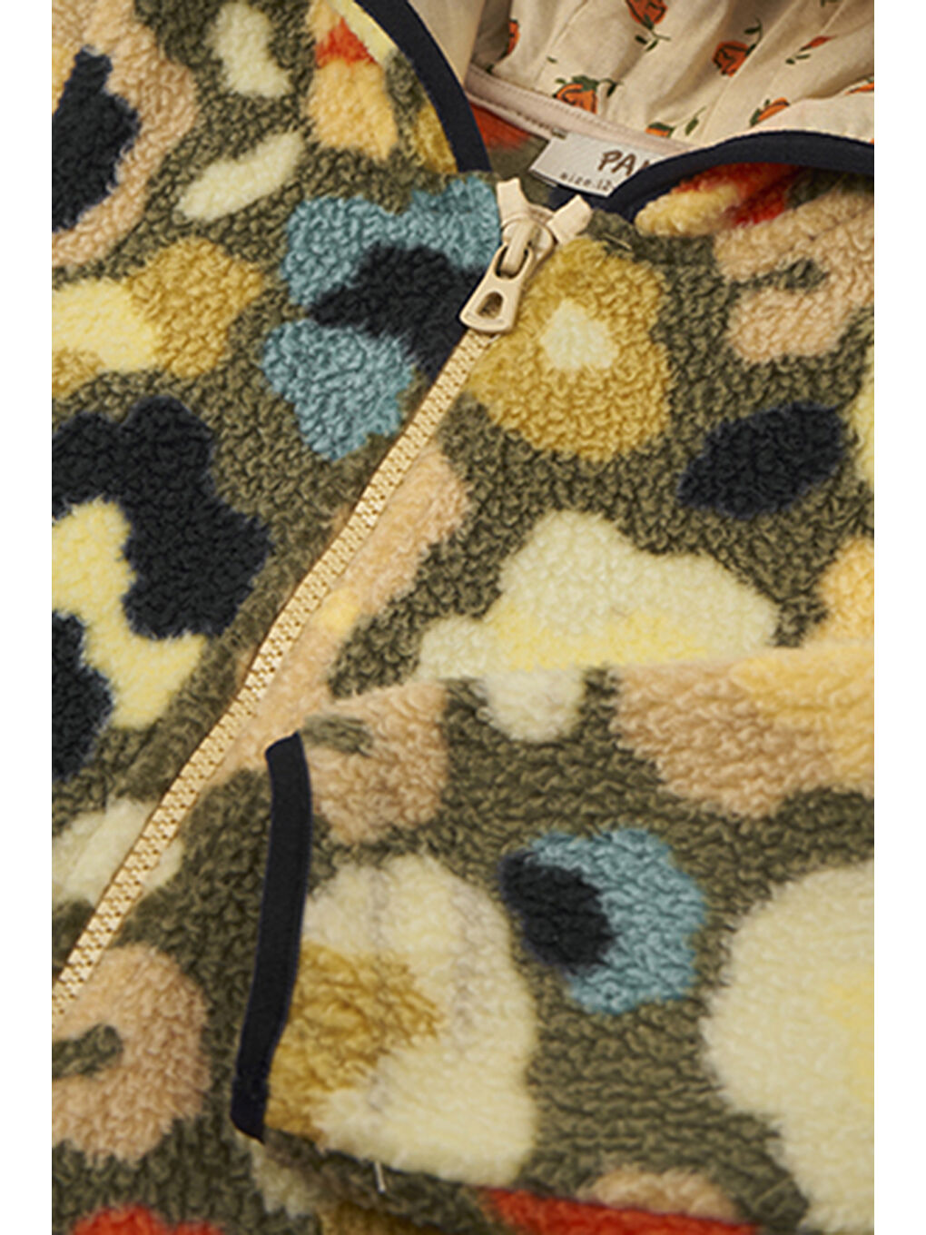 Kız Bebek Desenli Pelüş Yeşil Tulum-2