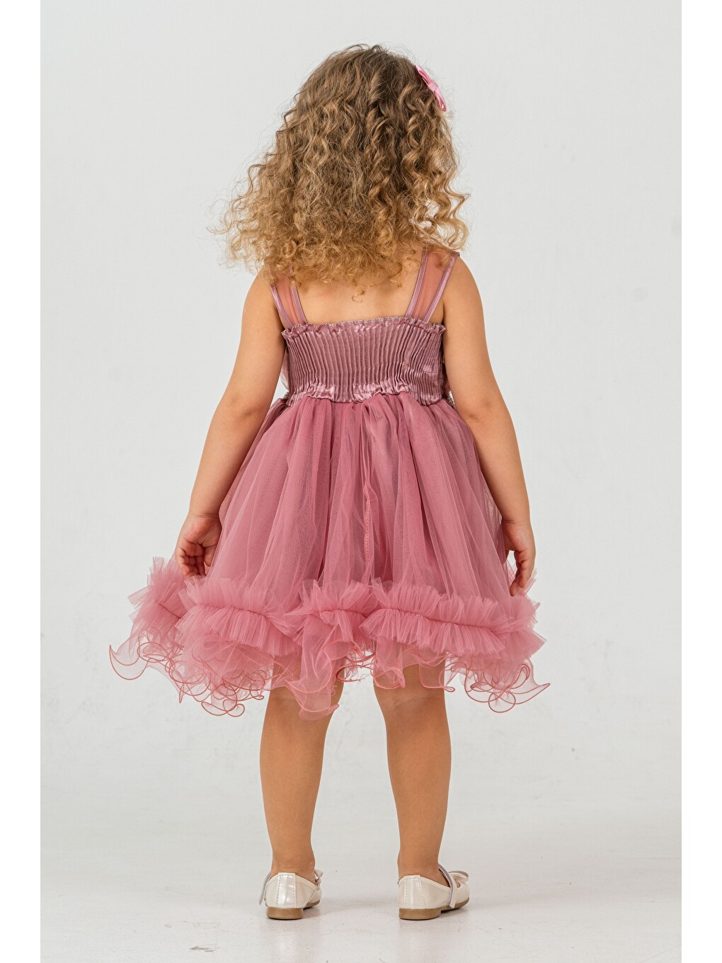 Pembe Aizona Kız Çocuk Abiye M00782-3