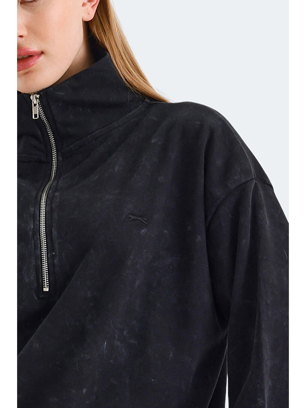 VIEWER Kadın Siyah Sweatshirt-2