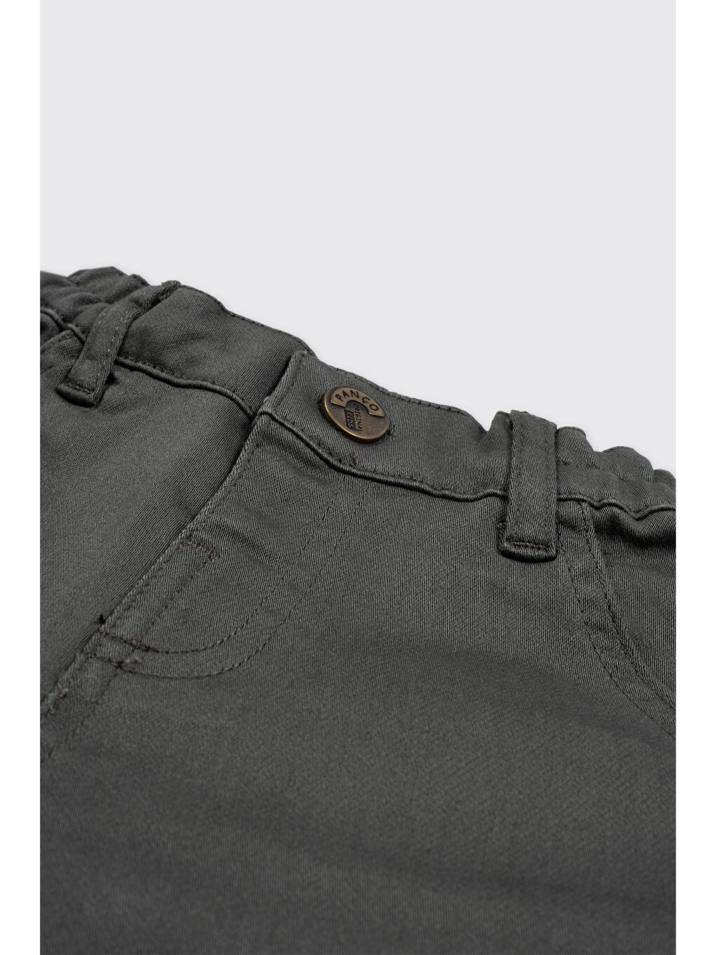 Erkek Bebek Düğmeli Antrasit Pantolon-2