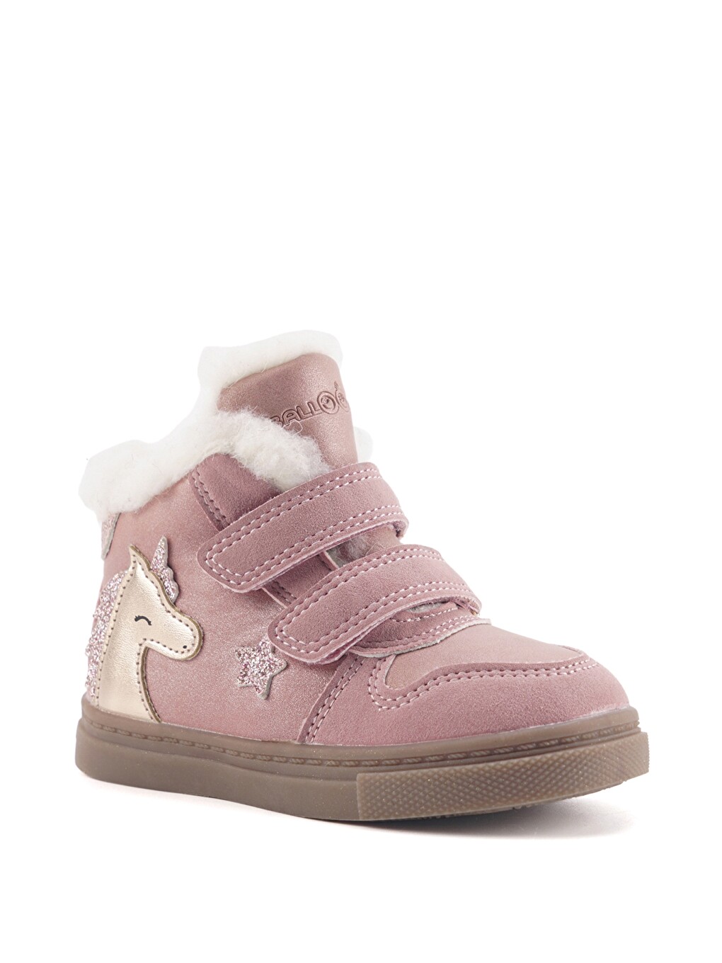 Pembe Kız Çocuk High Sneaker-1