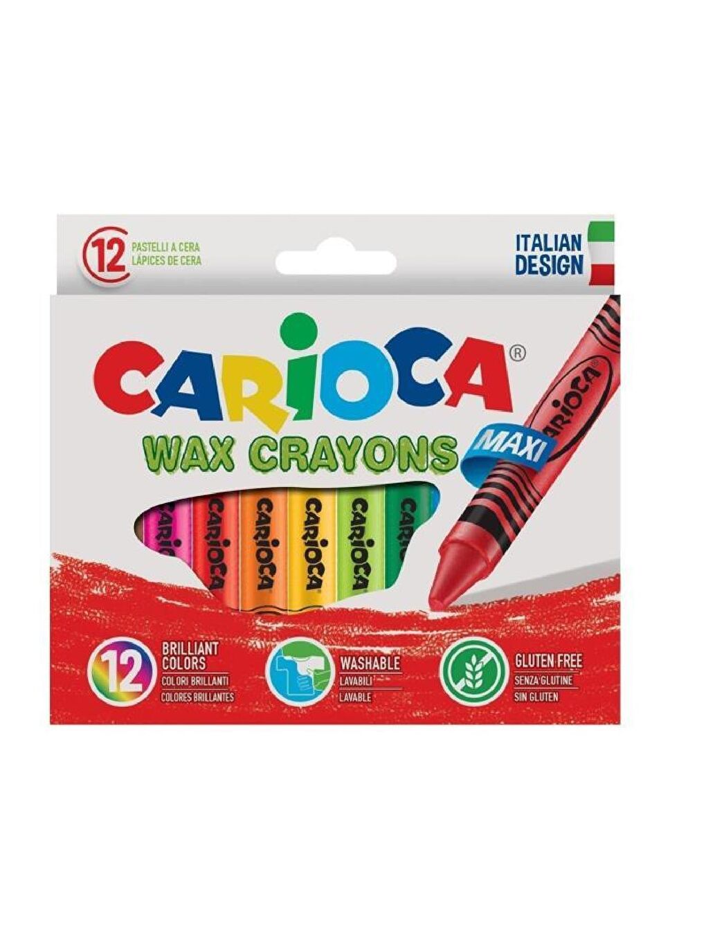 Wax Crayons Yıkanabilir Pastel Boya Kalemi 12 li (42369)