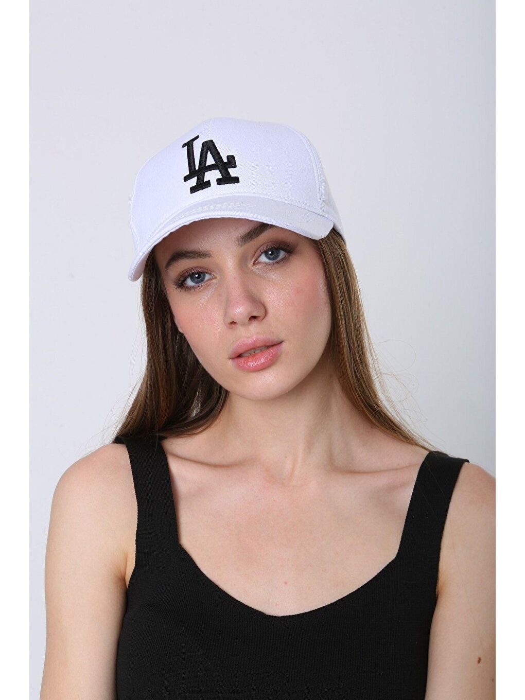 Luminos Butik Unisex Beyaz La Nakışlı Beyzbol Kep Şapka Spk91 - 1