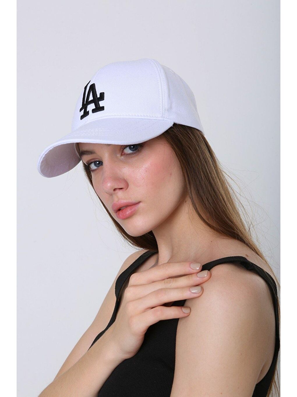 Luminos Butik Unisex Beyaz La Nakışlı Beyzbol Kep Şapka Spk91 - 2