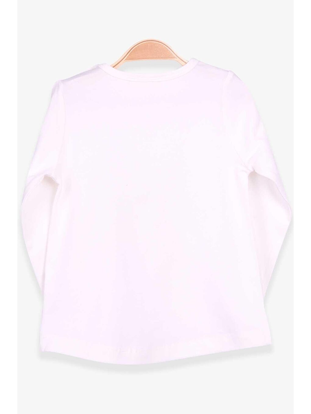 Kız Çocuk Uzun Kollu Tişört Kız Çocuk Baskılı Ekru (1-4 Yaş)-3