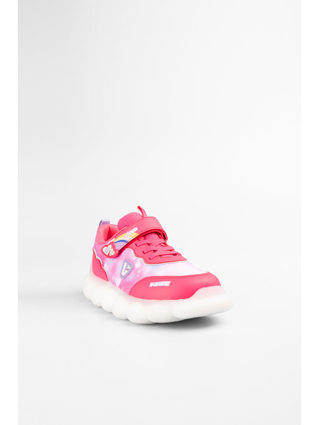 Balloon Işıklı Kız Okul Öncesi Fuşya Spor Ayakkabı-2
