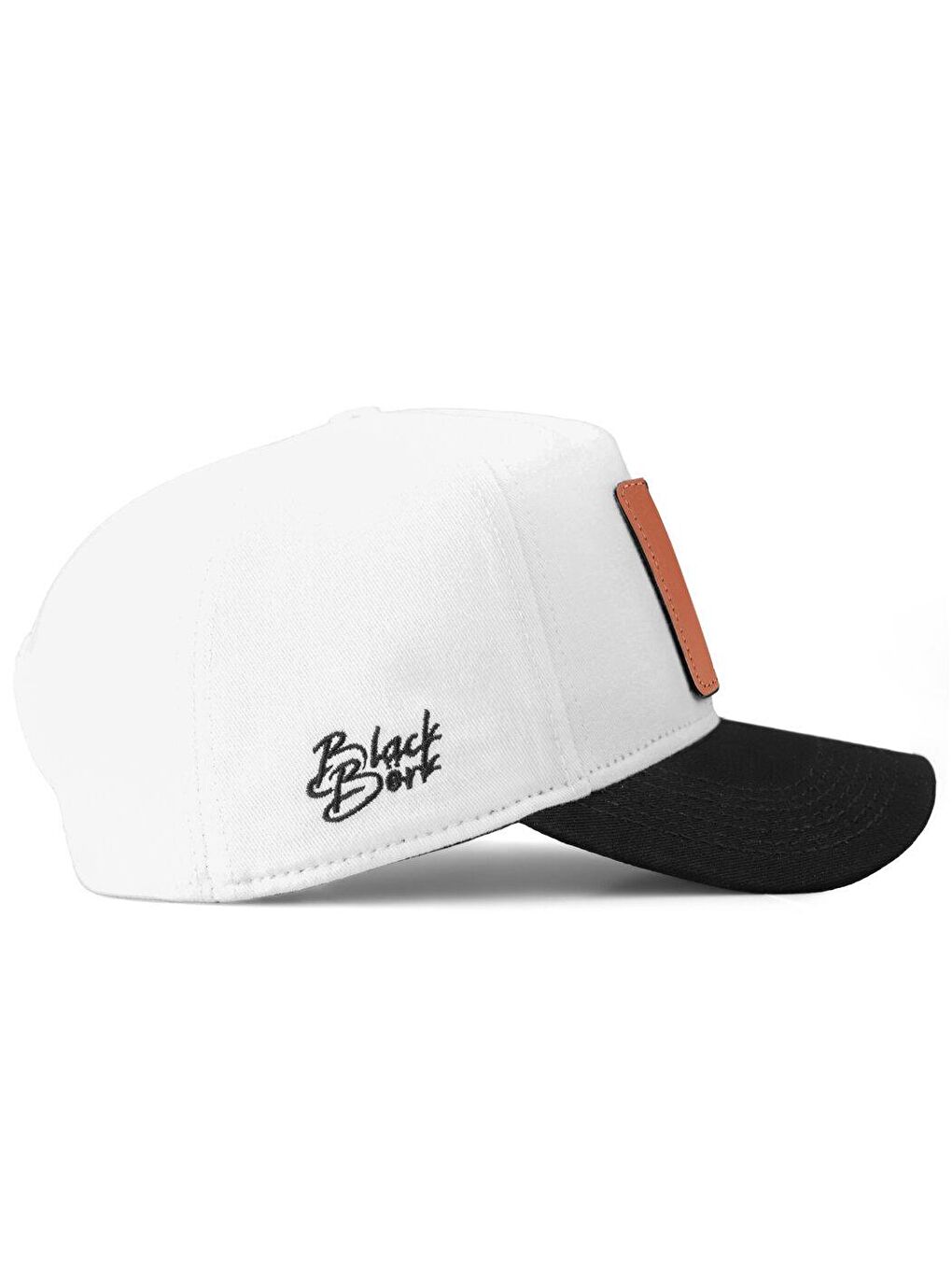 V1 Baseball Köpekl - 8 Kod Logolu Unisex Beyaz-Siyah Siperli Şapka (Cap)-1