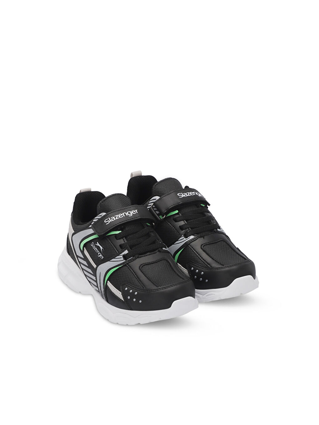 KENDALL Unisex Çocuk Cırt Cırtlı Siyah / Beyaz Günlük Spor Ayakkabısı-1