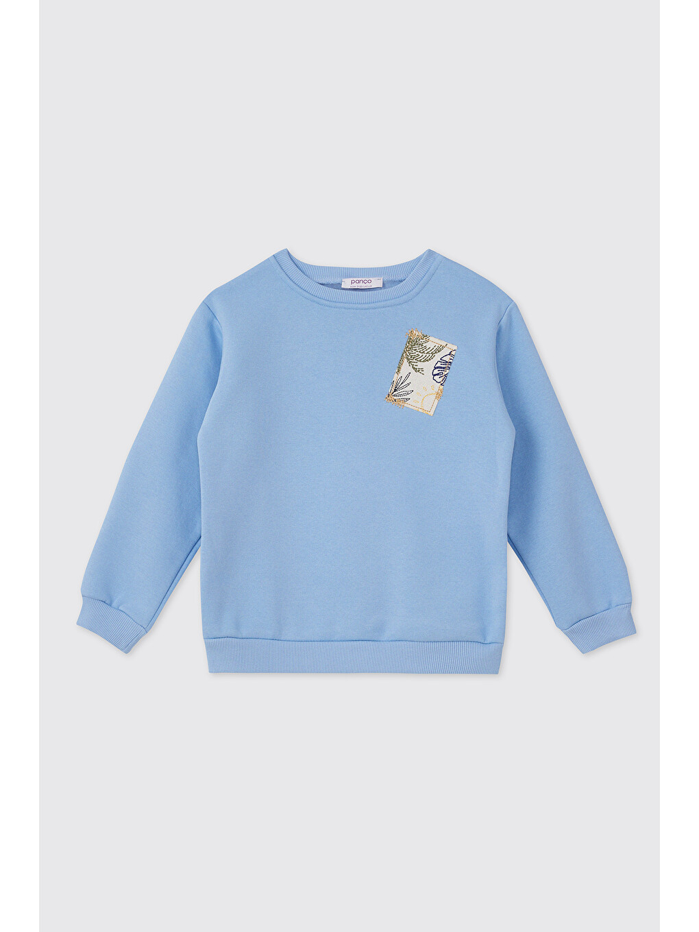 Kız Çocuk Mavi Sweatshirt