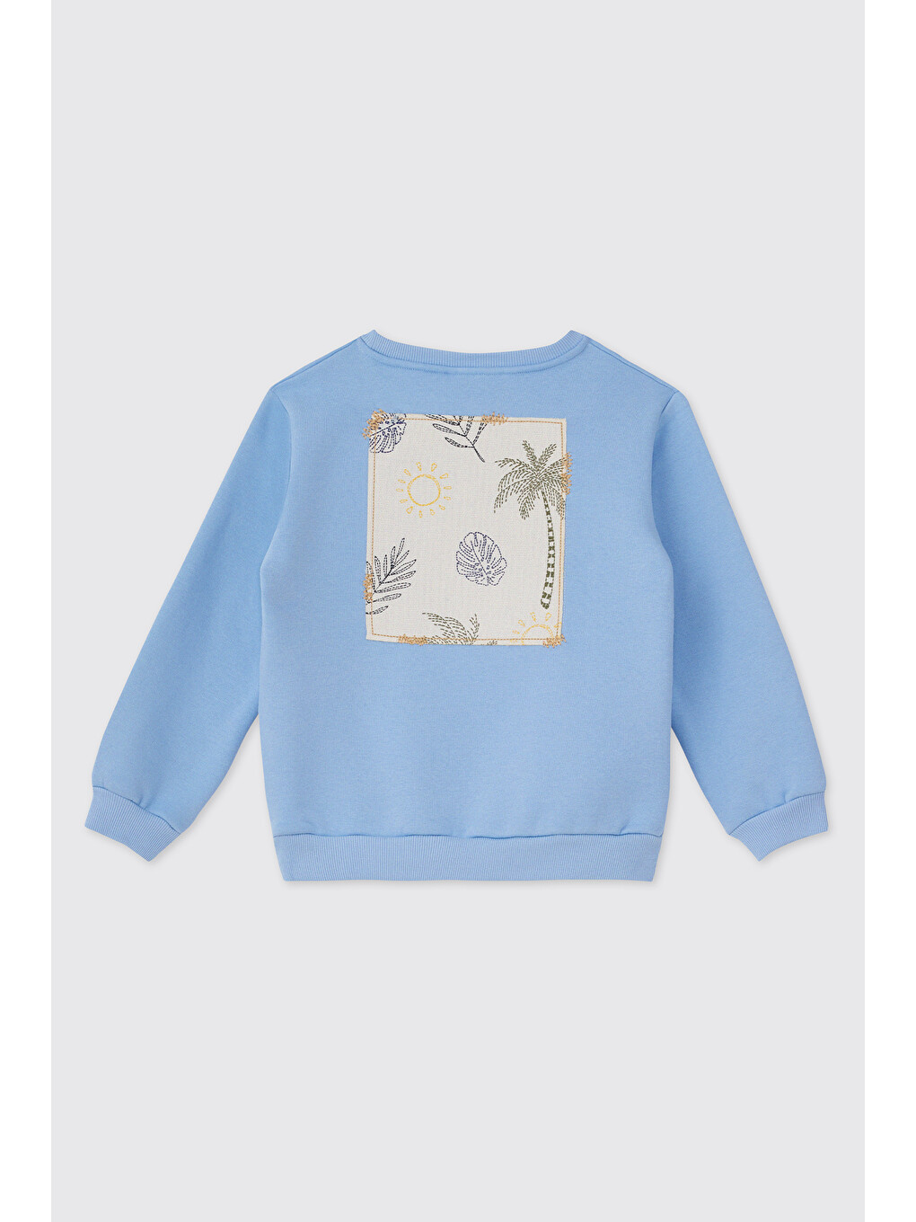 Kız Çocuk Mavi Sweatshirt-1