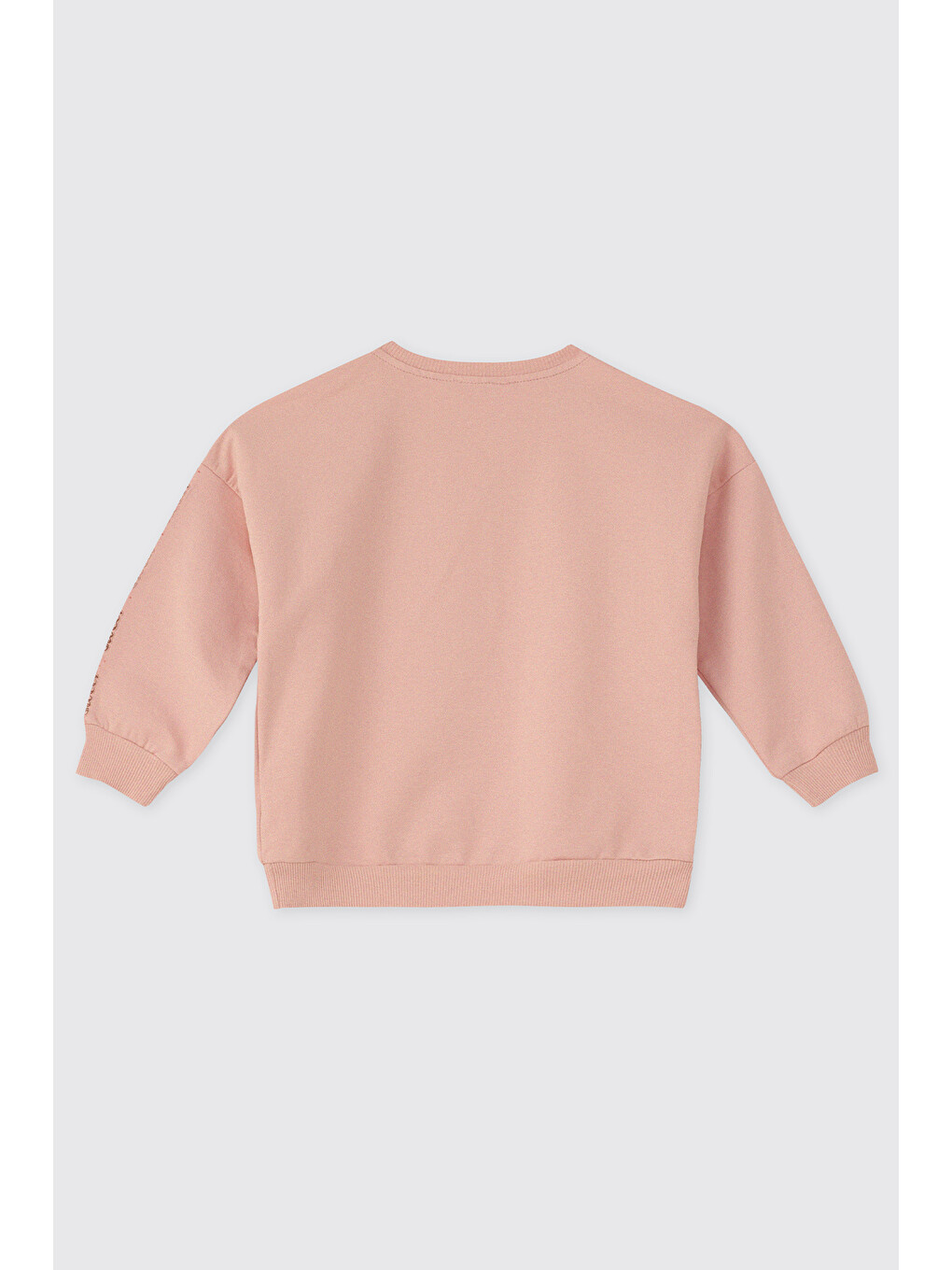 Pembe Kız Bebek Pudra Sweatshirt-1