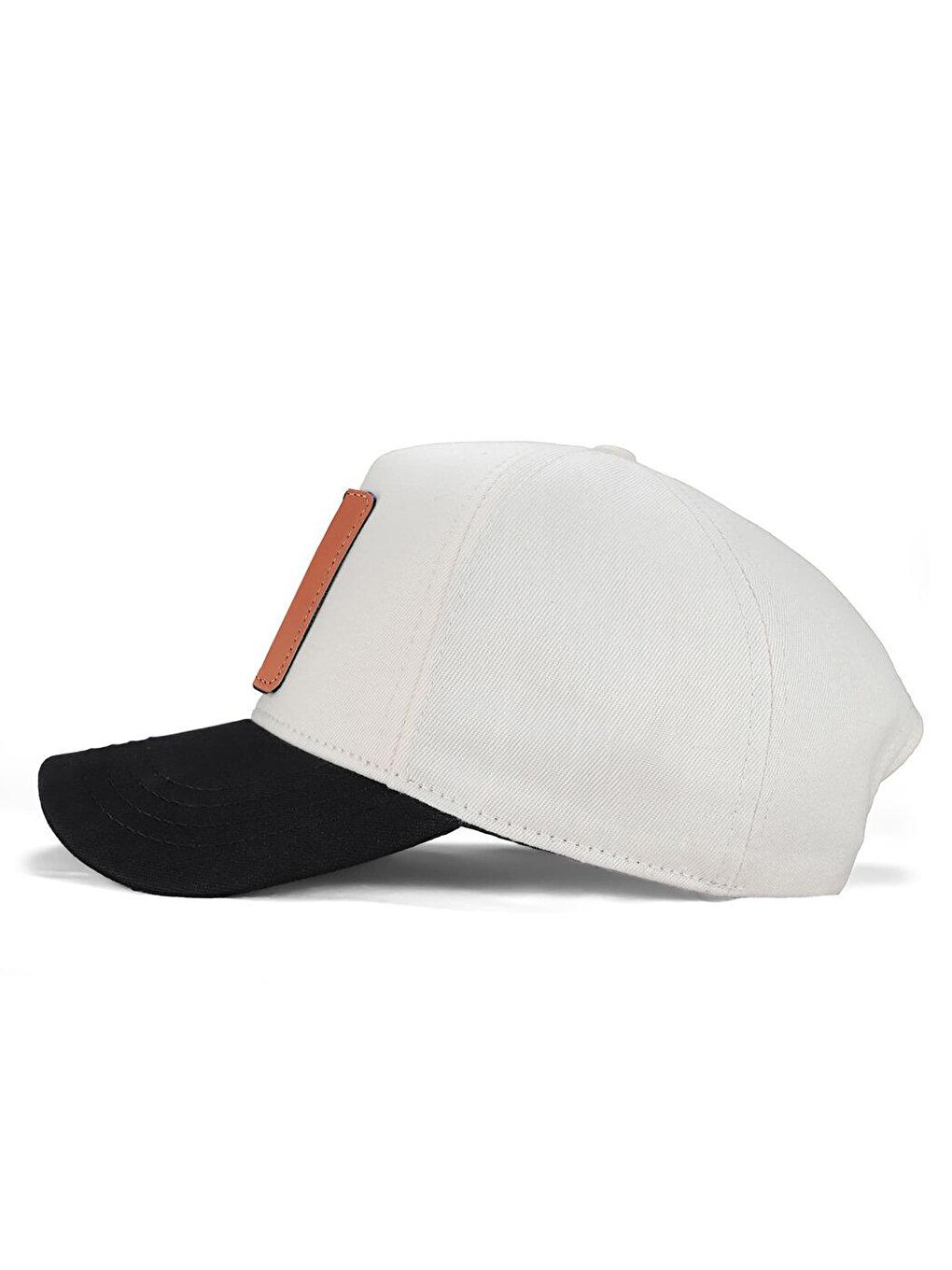 V1 Baseball G Harf - 3 Kod Logolu Unisex Bej-Siyah Siperli Şapka (Cap)-3