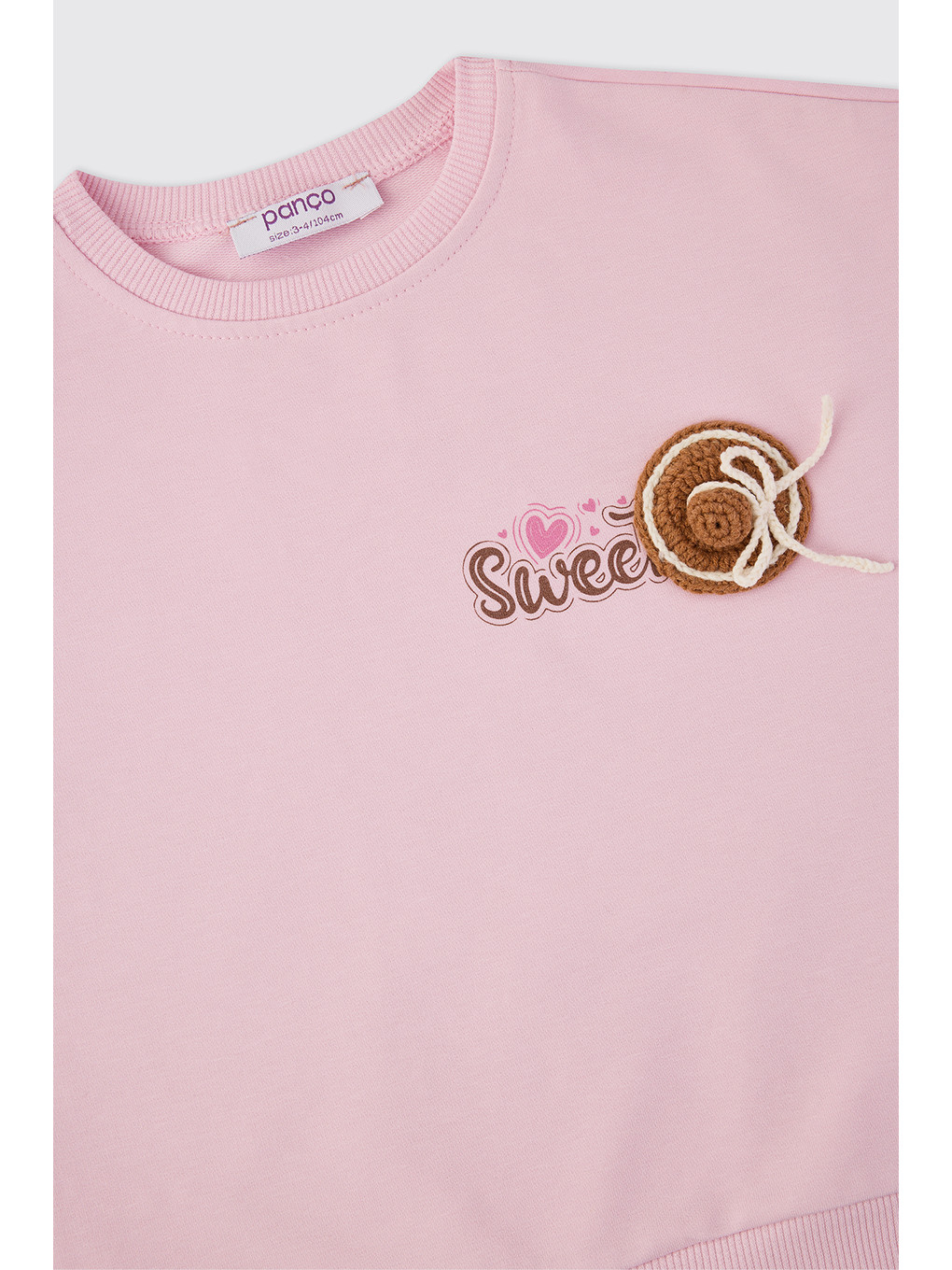Kız Bebek Pembe Sweatshirt-2