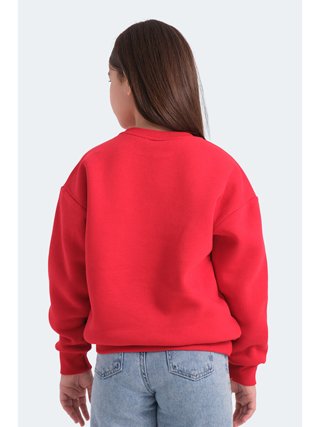 LOGAN Kız Çocuk Kırmızı Sweatshirt-1