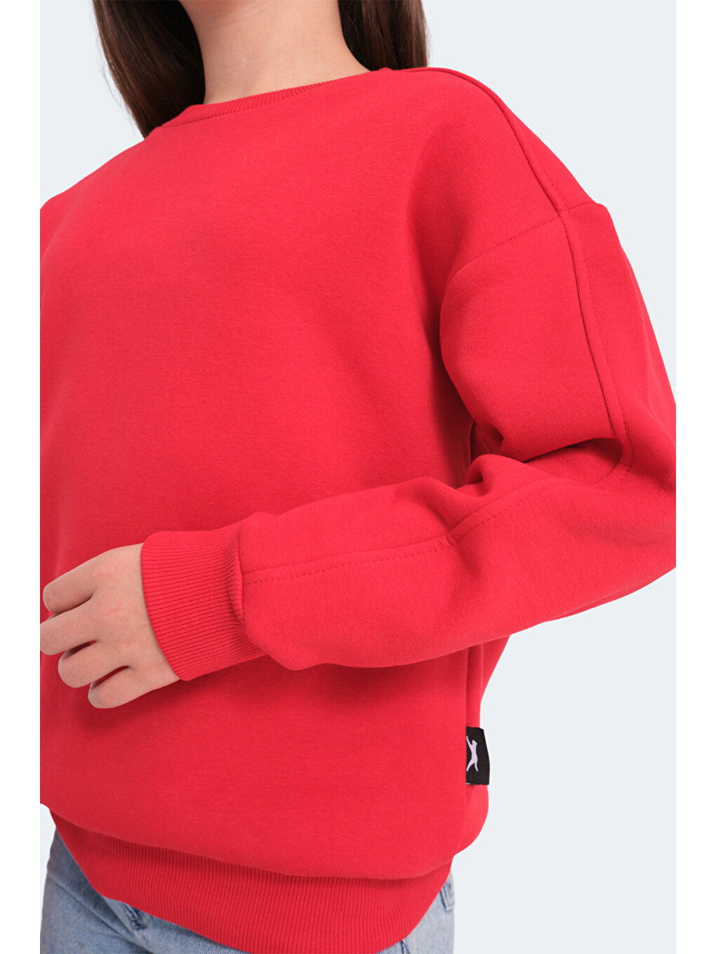 LOGAN Kız Çocuk Kırmızı Sweatshirt-4