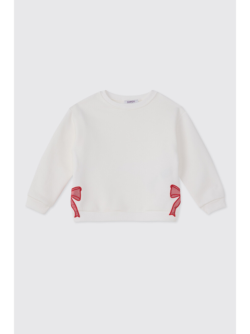 Kız Bebek Beyaz Sweatshirt