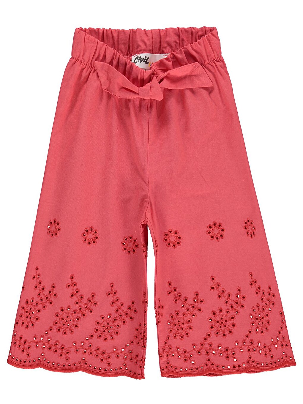 Baby Paça Brodeli 6-18 Ay Pantolon - Kırmızı