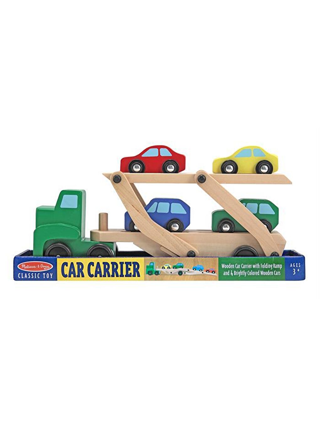 Melissa and Doug Karışık Ahşap Araba Taşıyıcı