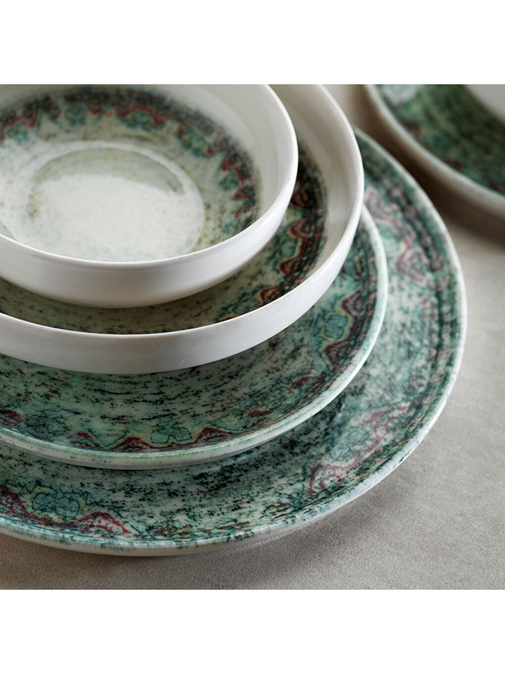 Turkuaz Shade Yemek Takımı 16 Parça-Su Yeşili-8