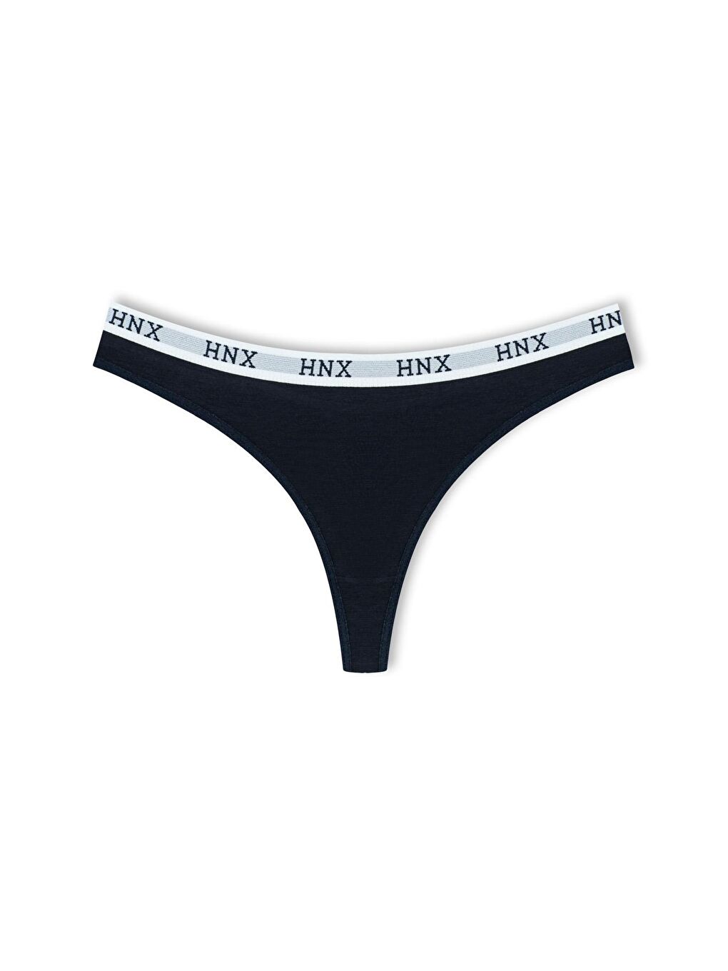 Hnx Karişik Pamuklu Beli Lastikli Basic Kadın Tanga Külot 9'lu - 6