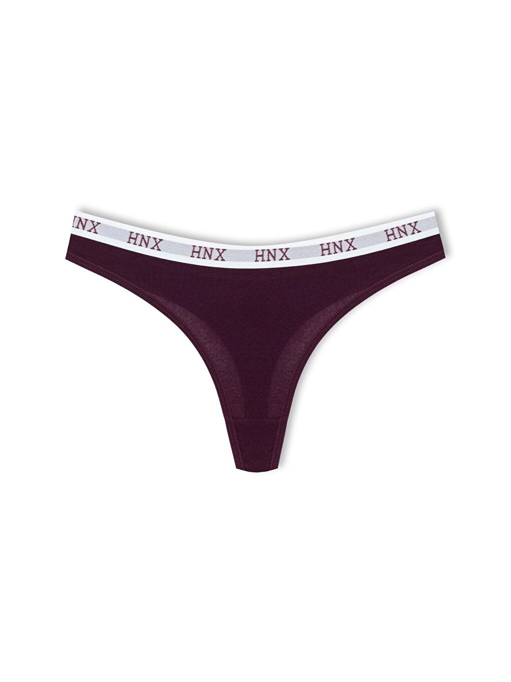 Hnx Karişik Pamuklu Beli Lastikli Basic Kadın Tanga Külot 9'lu - 7