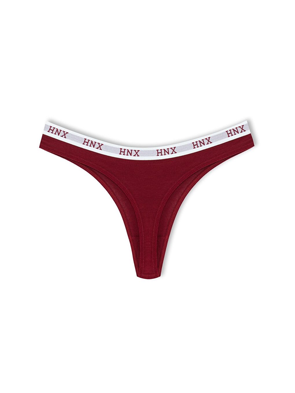 Hnx Karişik Pamuklu Beli Lastikli Basic Kadın Tanga Külot 9'lu - 10