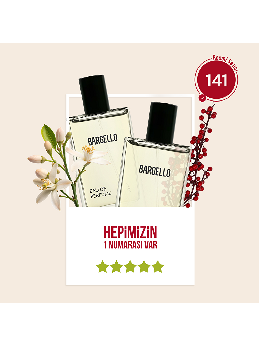 Kadın Parfüm Çiçeksi Edp 50ml No:141-1