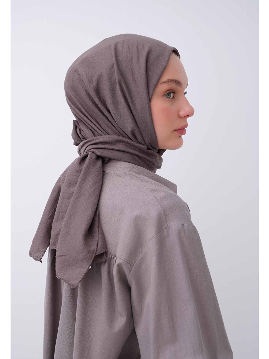 Pamuk Crash Şal Antrasit-3