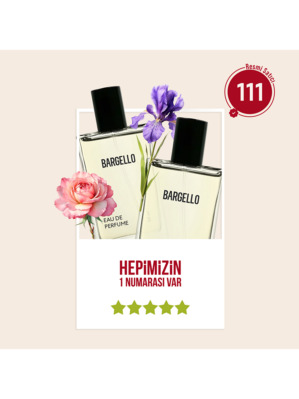 Kadın Parfüm Çiçeksi 50ml Edp No:111-1