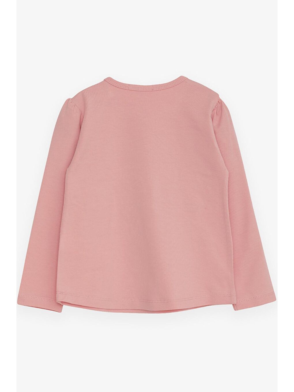 Pembe Kız Çocuk Uzun Kollu Tişört Havalı Kız Baskılı Somon (1.5-5 Yaş)-2