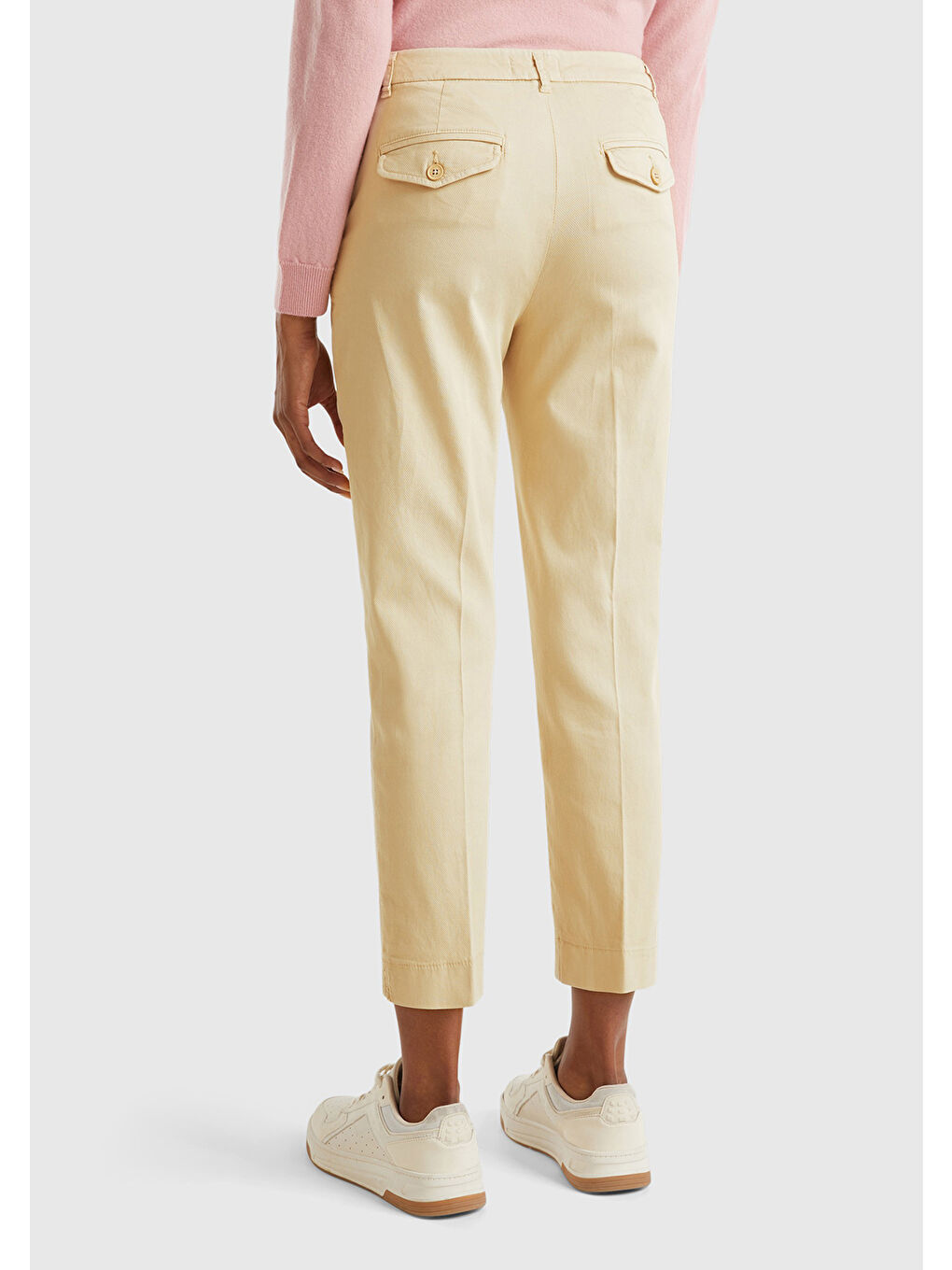 Kadın Bej Mevsimlik Chino Pantolon-2