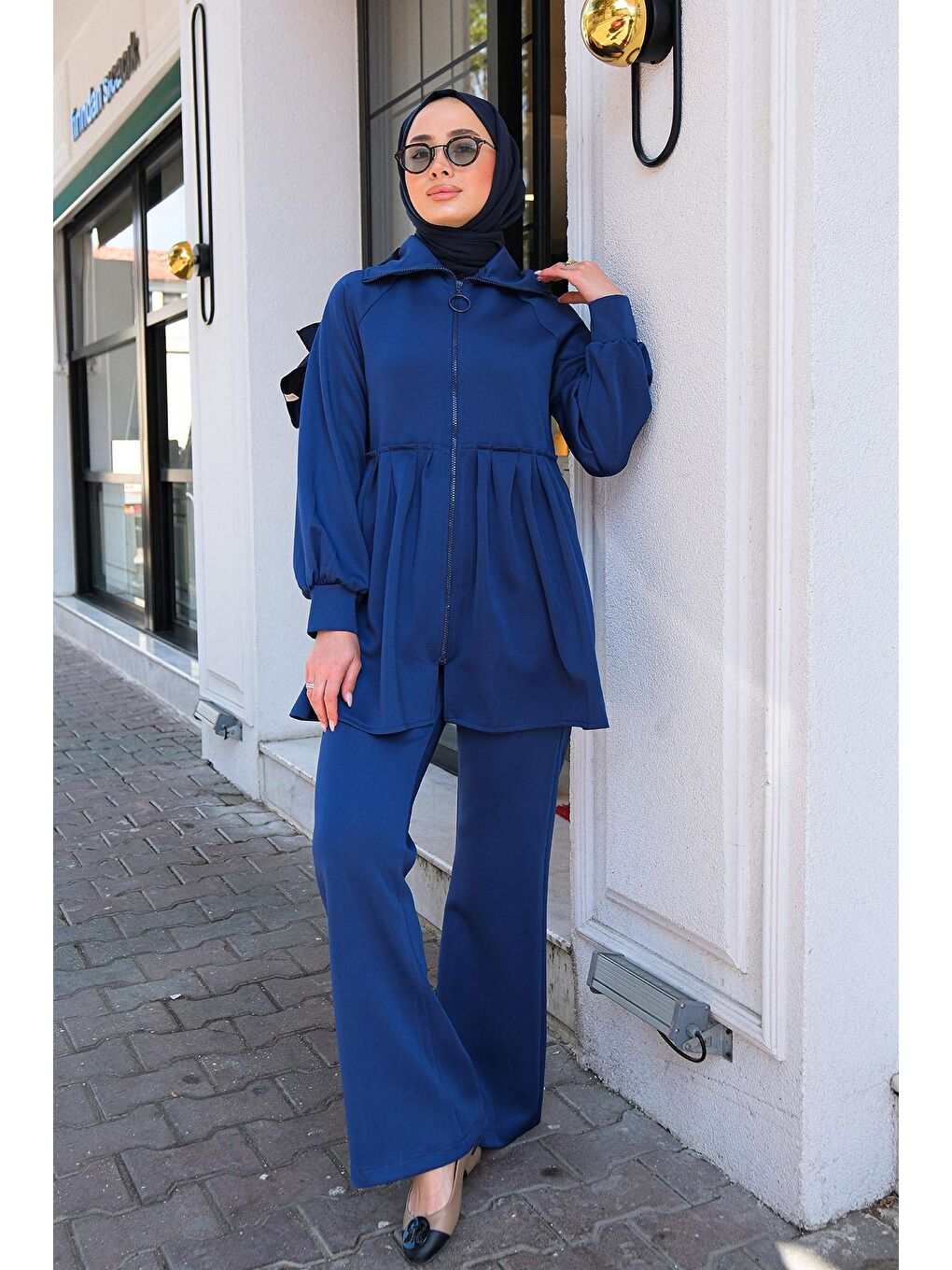 Kadın İkili Scuba Takım Mavi