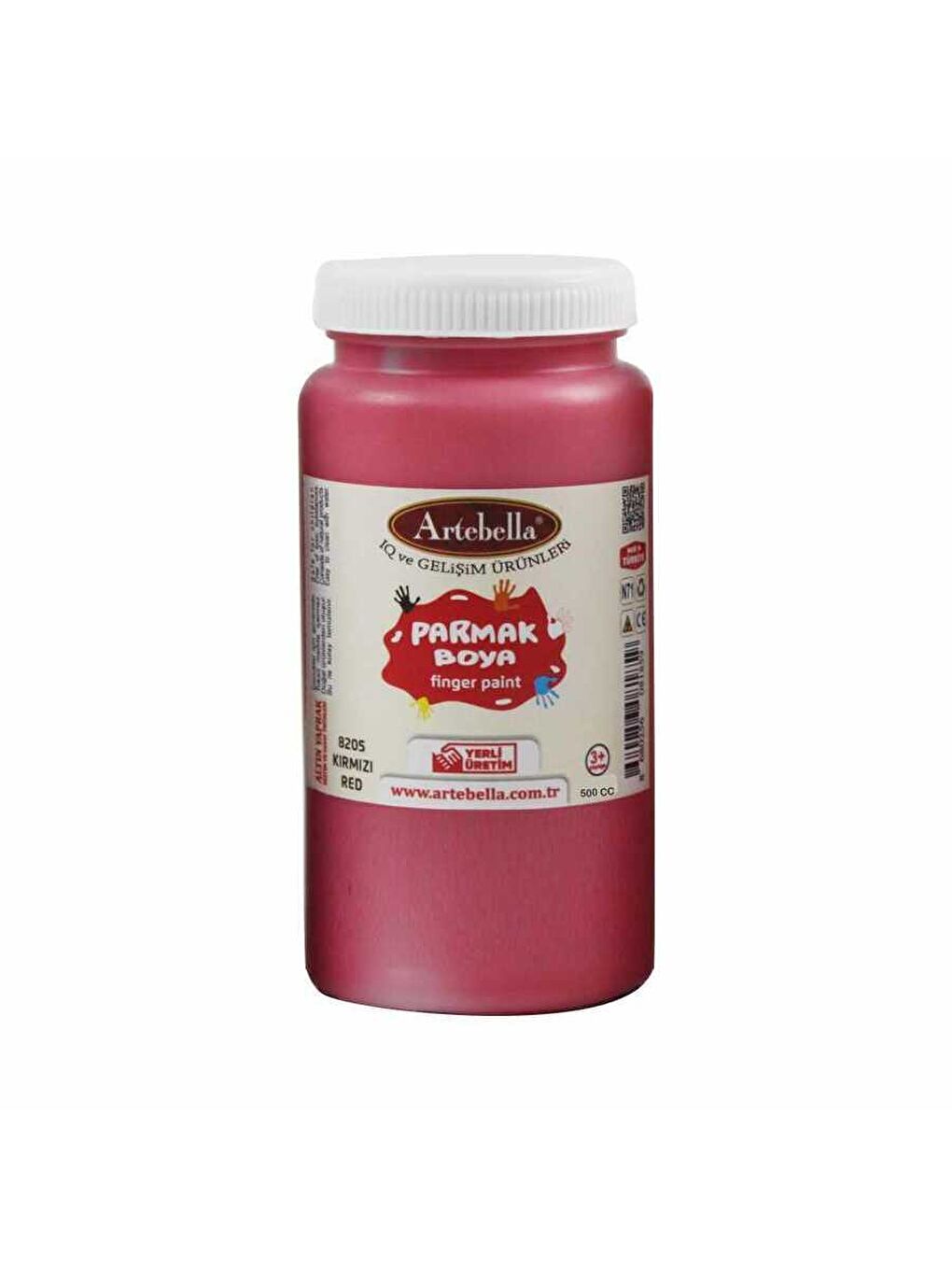 Artebella Parmak Boya Kırmızı 500ml