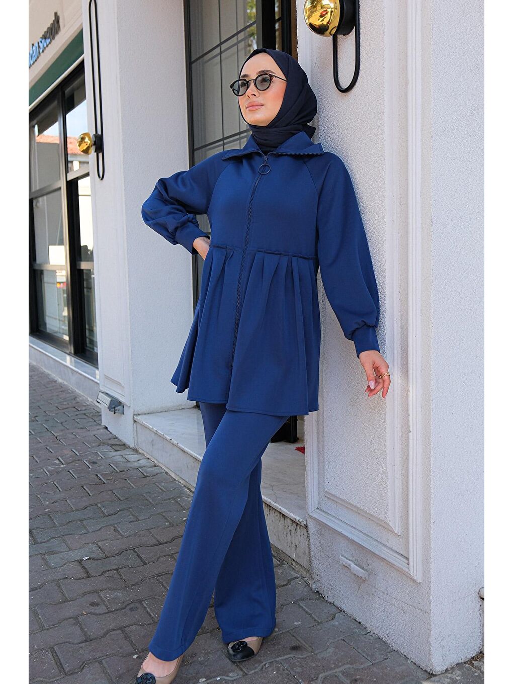 Kadın İkili Scuba Takım Mavi-4