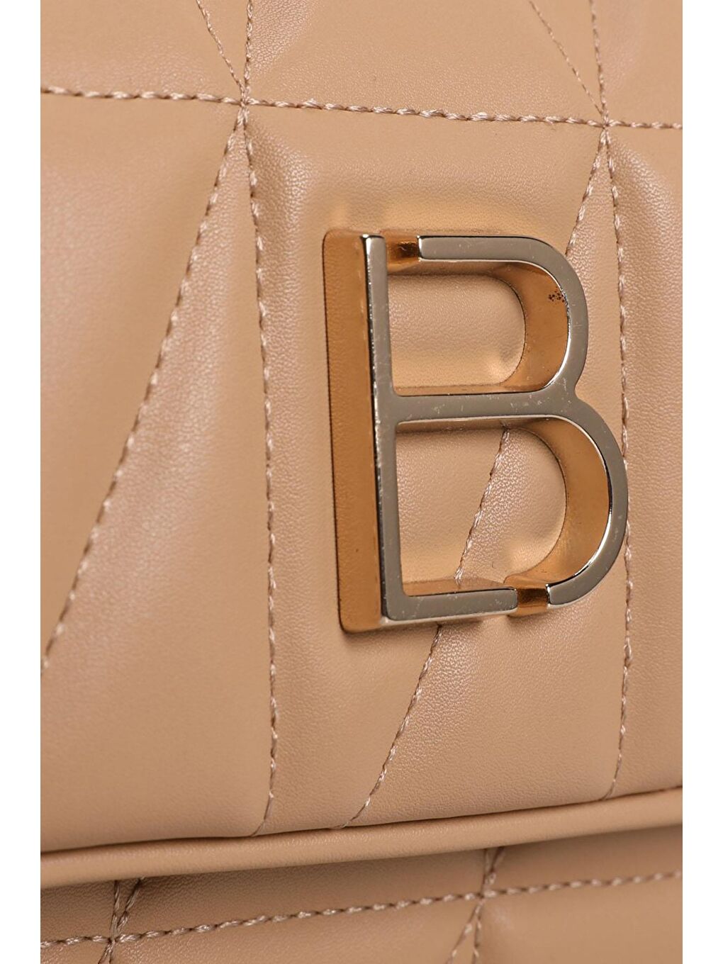 Gri Desenli Zincir Askılı Kadın El ve Omuz Çantası-6