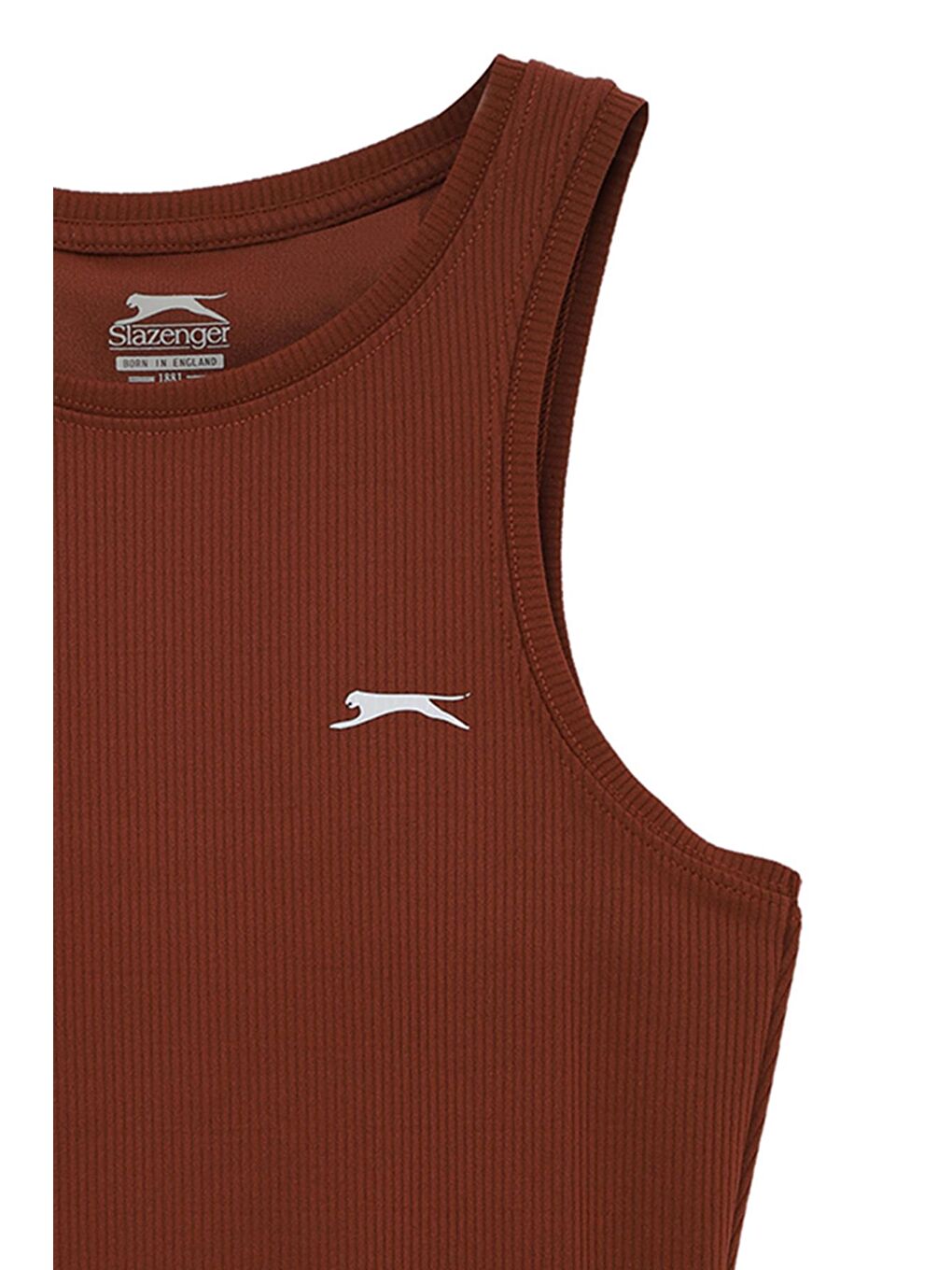 Kahverengi KAIDENA Kadın Kolsuz T-Shirt Kahve-2