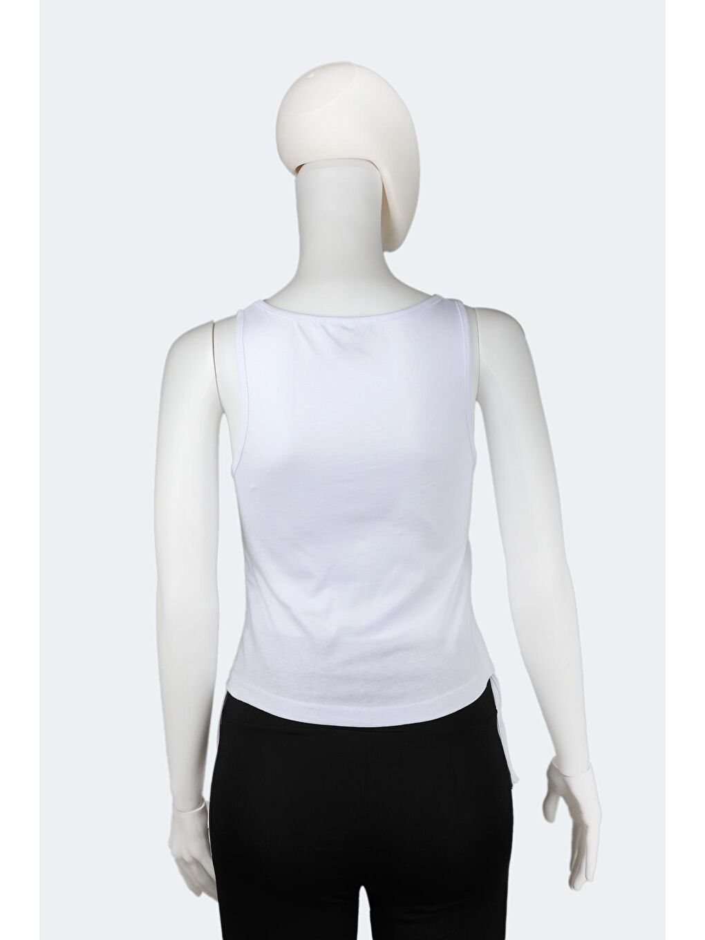 YANNA Kadın Kolsuz Atlet Beyaz-1