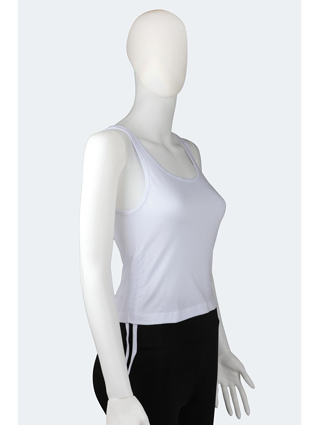 YANNA Kadın Kolsuz Atlet Beyaz-4