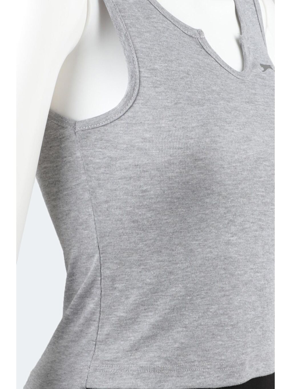 YURA Kadın Fitness Tişört Gri-3